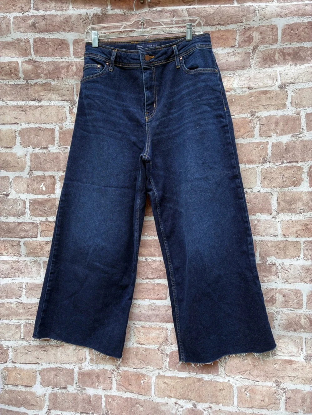 Boden Dark Blue Wide Leg Jeans